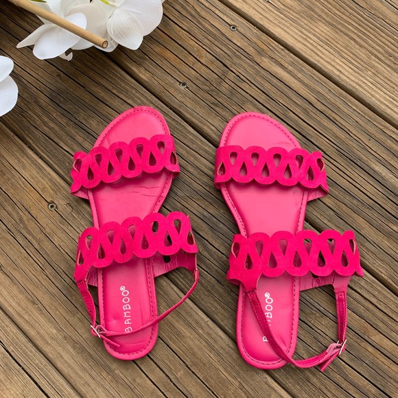 Shoes - Hot pink sandals